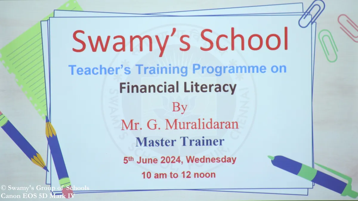 Financial Literacy Programme for Teachers